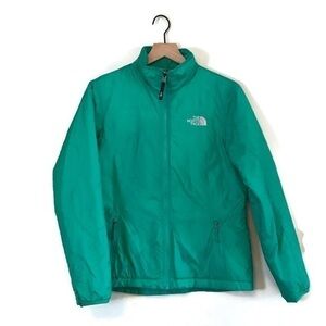 The North Face Turquoise Green Packable Puffer Jacket Women’s size Small